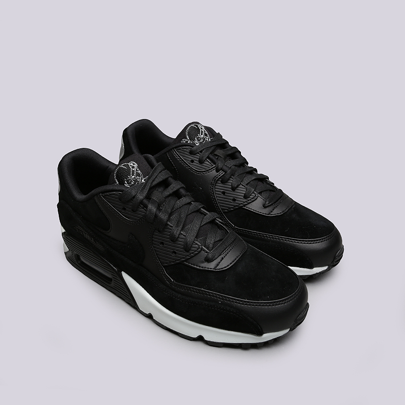 мужские черные кроссовки Nike Air Max 90 Premium 700155-009 - цена, описание, фото 2